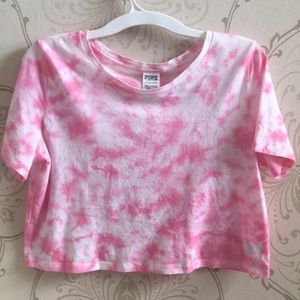 Victoria Secret PINK Tie Dye Crop Top